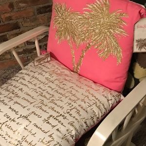 NWT Lilly Pulitzer Palm Tree Pillows
